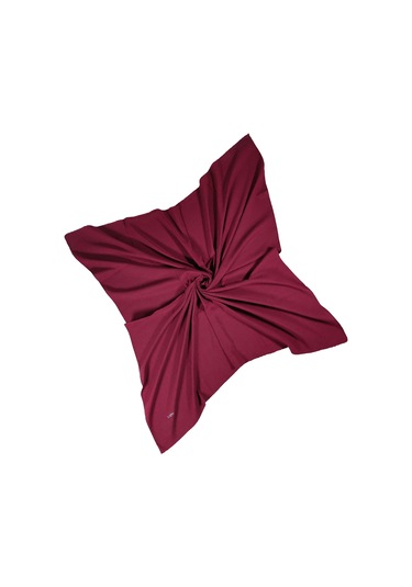 Tuana Eşarp Pamuk Jazz Eşarp 110x110cm Bordo