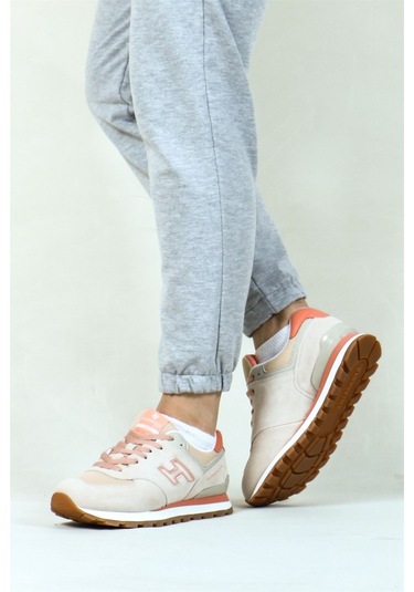 Hammer Jack Hakiki Deri Lamb-coral Kadın Ayakkabı Bej