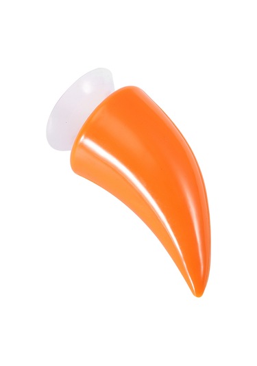 Reedark Motosiklet Kaskı Saçak Dekorasyonu, Süngerli Tutucu, Kauçuk Malzeme, Dayanıklı, Turuncu Rengi Portakal