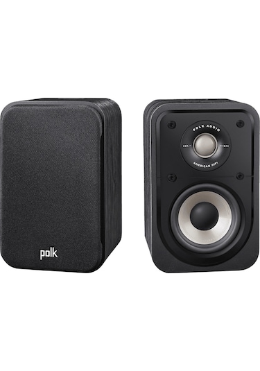 Polk Audio Signature S10E Raf Tipi Çift Hoparlör Siyah