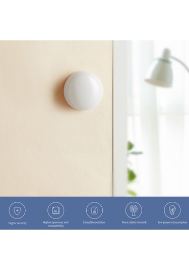 Shineyee Aqara Işık Sensörü T1 - Zigbee 3.0, Otomatik Aydınlatma Kontrolü, Enerji Tasarrufu, Mobilya Koruması, Hassas Algılama Beyaz