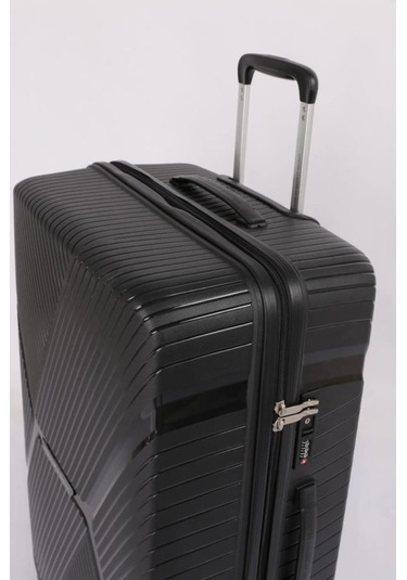 Benetton Trolley Valiz Siyah Orta Boy 14bnt3000-02-s Siyah