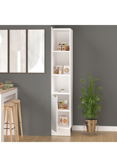 40 Cm Efil Boy Dolabı Mdf Beyaz