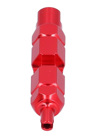 Reedark Bisiklet Valfi Çekici Seti - Bakır Malzeme, Yüksek Basınç Dayanıklı, Tamir Araçlarıyla 10 Adet Valf Çekici + 2 Adet Anahtar - Yol Bisikleti, Klap Bisikleti, Dağ Bisikleti Uyumlu Kırmızı