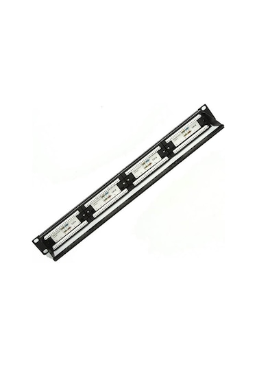 24 Port Cat6 Utp Patch Panel Dolu
