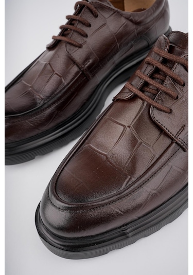 Muggo Norman Garantili Günlük Klasik Hakiki Deri Casual Rahat Ortopedik Kalın Taban Erkek Ayakkabı Kahverengı Kahverengi Muggo Norman Garantili Günlük Klasik Hakiki Deri Casual Rahat Ortopedik Kalın Taban Erkek Ayakkabı Kahverengı Kahverengi