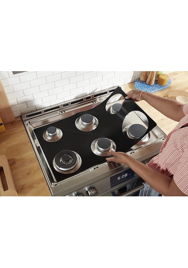 Model 79074233310, Made, Gaz Sobası İçin Özel Tasarlanmış Hassas Kesim Soba Kapağı, 5burner Kenmore Gas Range Soba Üst Koruyucu Ahşap