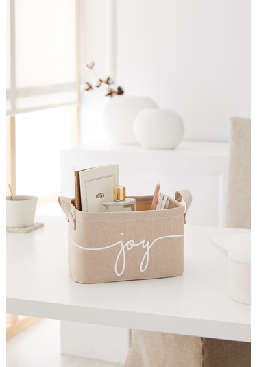 Ocean Home Textile Bej Renk Joy Sepet 24 x 17 x 14 cm