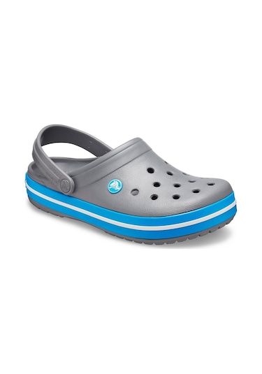 Crocs Unisex Crocband Terlik Charcoal/Ocean Gri
