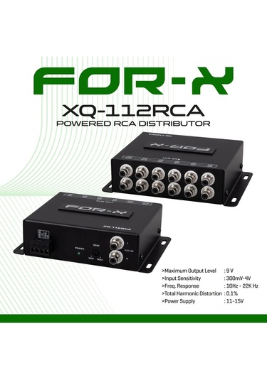 For-x Xq-112rca-2 Rca Giriş-12 Rca Çıkış-anfi Rca Çıkışı Çoğaltıcı
