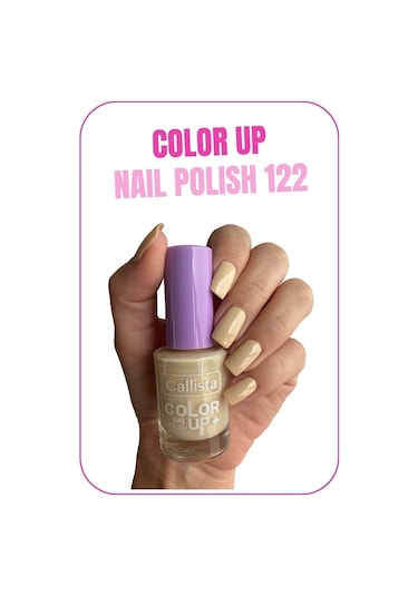 Callista Color Up Nail Polish Oje 122 Oatmeal - Nude
