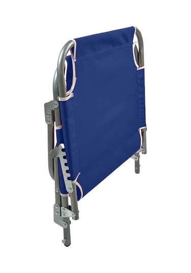 Katlanır Portatif Sandalye Şezlong - Kamp Sandalyesi Mavi 1284 Mavi