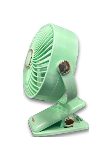 Zb113 Taşınabilir Masaüstü Yeşil Usb Fan