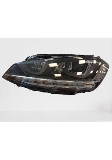 Volkswagen Golf 7 Uyumlu Yedek Parça U Led Far Silver Hareketli