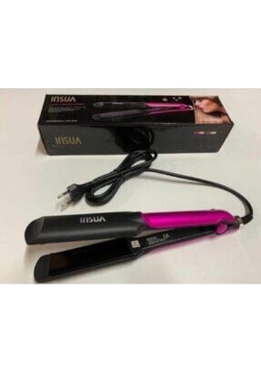 Saç Düzleştirici Ve Saç Maşası Kırmızı Ve Pembe Renk Hk-542