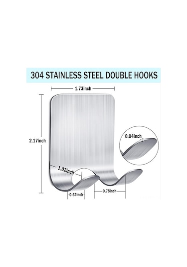 Besthome1 4'lü Paslanmaz Çelik Tıraş Bıçağı Askısı - Su Geçirmez, Non-yapışkanlı, Banyo & Mutfak Organizasyonu Diğer Diğer