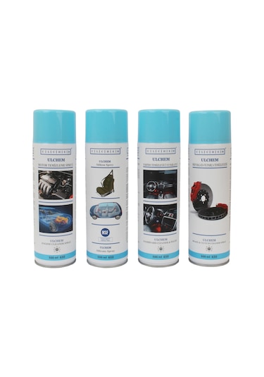 Ulchem Motor Temizleyici Sprey - Silikon -Torpido-Balata Sprey
