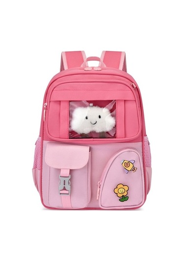Çocuk Çantası Karikatür Sevimli Rahat Küçük Okul Çantası Czckck Koyu Pembe