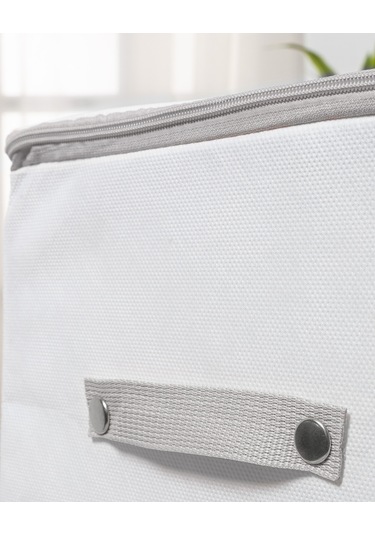 Madame Coco Çiçek Desen Baskılı Hurç - Beyaz Bhu-0452x28x21cm-beyaz Beyaz