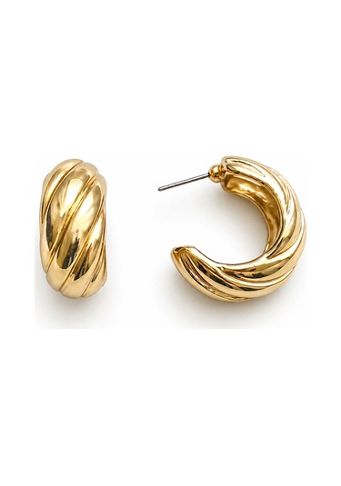 Çelik Halka Küpe Gold 22696248