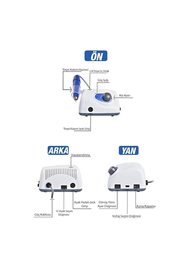 SEASHIN STRONG 210 FREZE MAKİNESİ 6'LI RUS ELMAS SERAMİK FREZE UÇ SETİ NO 9