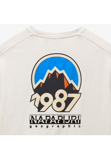 Napapijri S-montepiana Erkek Bej T-shirt Np0a88svn1j1 Bej