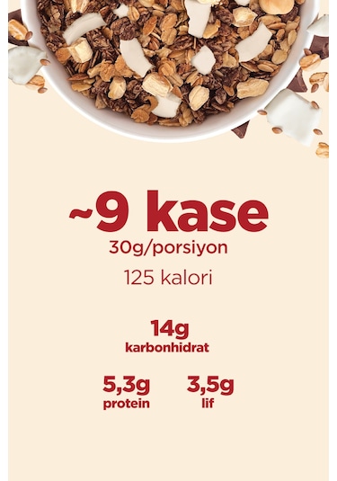 Fellas Protein Granola - Hindistan Cevizi & Kakao 270g