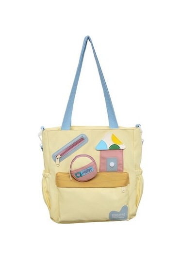 Sevimli Büyük Kapasiteli Omuz Askılı Çanta Bl068b Sarı