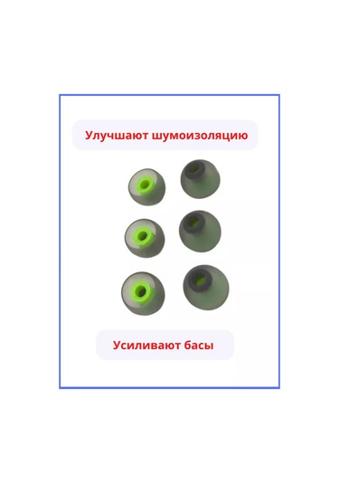 Discount Store Kulaklıklar İçin Evrensel Kulak Yastıkları 3 Çift S, M, L 184086632 Siyah