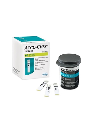 Accu Chek Instant Seker Ölçüm Stribi 2 Kutu - Toplam 100 Adet