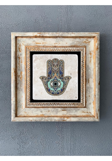 Oscar Stone Decor Çerçeveli Doğaltaş Tablo