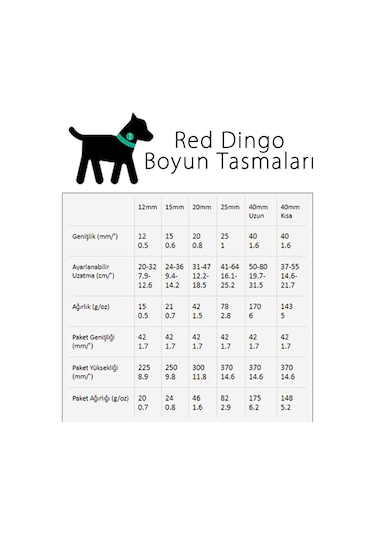 Red Dingo Zincir Desenli Köpek Boyun Tasması 15 MM Siyah