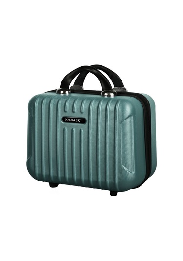 Polo&sky Class Model Haki Renk Abs Makyaj Çantası El Valizi