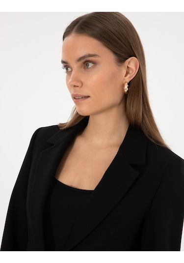 Pierre Cardin Kadın Siyah Ceket 50310125-vr046 Siyah