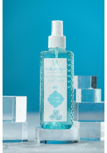 Volkan Ates Natural & Beauty Parfümlü Kolonya - Buz Ferahlığı 150 Ml