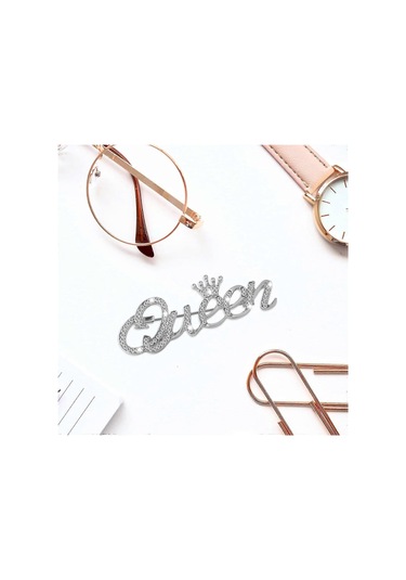 Adet Kraliçe Taç Broş Pins Kadınlar Kızlar İçin Çok Renkli