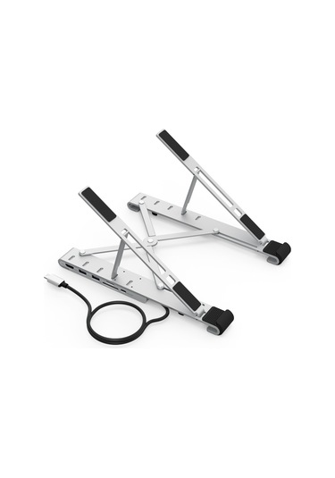 Yaozixa Laptop Standı Yüksekleyici Çıkabilir Soğutucu Masaüstü Tutucu - Taşınabilir Ergonomik Dizayn