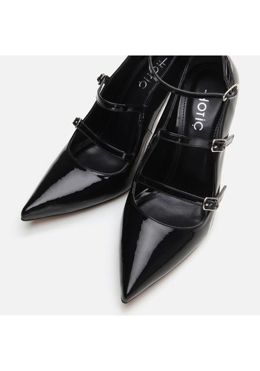 Hotiç Mary Jane Siyah Kadın Kalın Topuk 01ayh294970a100 Siyah