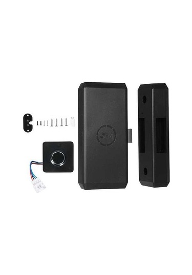 Createtech Akıllı Parmak İzi Çekmece Kilidi - 20 Parmak Kayıt, Hızlı Açılış, Çocuk Kilidi, Güvenli