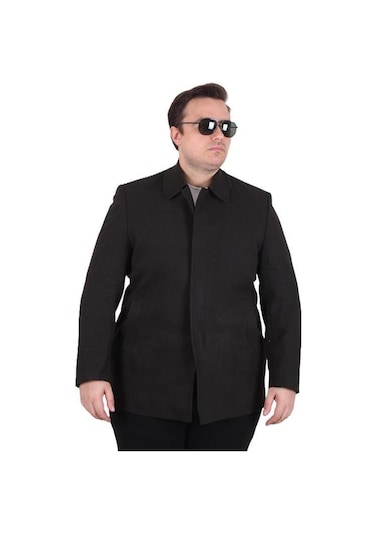 Starbattal Erkek Büyük Beden Kaşmir Kaban 103008 Kahverengi Kahverengi