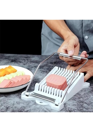 Öğle Yemeği Et Dilimleyici Çok Fonksiyonlu Paslanmaz Çelik Jambon Meyve Sebze Yumurta Peynir Dilimleyiciler Ev Mutfak Kesme Aletleri Yeşil