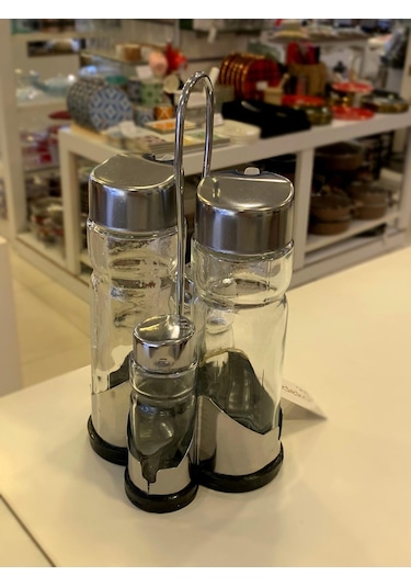 İpek Yağlık Sirkelik Tuzluk Seti NK6116