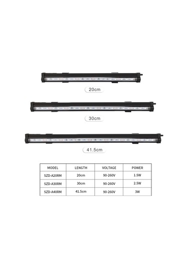 Vkemall Akvaryum Işık Ve Oksijenleyici 2'li Fonksiyon, Kumandalı Renk Değiştiren 30cm Led Balık Tankı Baloncuk Lambası Avrupa Standartı