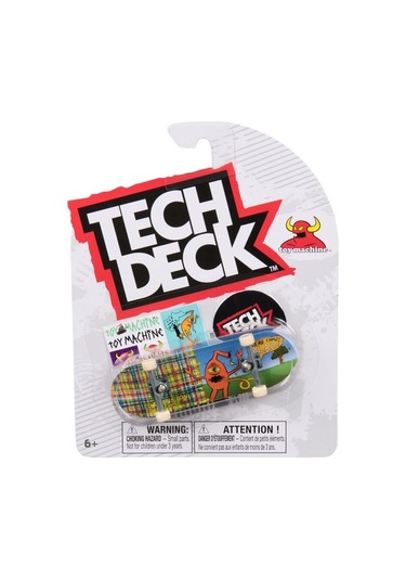 Tech Deck Toy Machine Ed Templeton Karakter Grafik Parmak Kaykay