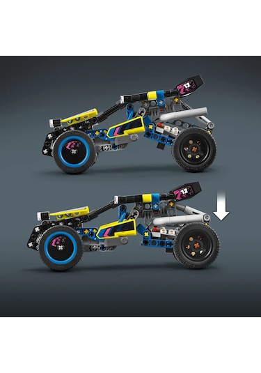 LEGO® Technic Arazi Yarışı Arabası 42164 8+ Yaratıcı Oyuncak Yapım Seti - 219 Parça