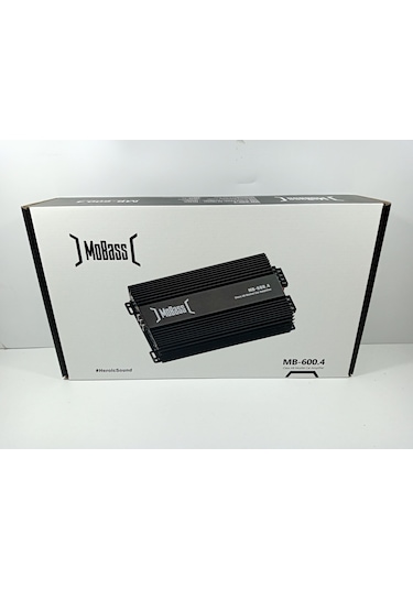 Mobass Amfi 4 X 60 Rms Ses Ve Bass Amfisi Mobass Mb-600.4 Ab