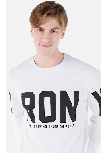Colin's Colins Beyaz Erkek Sweatshirt Beyaz