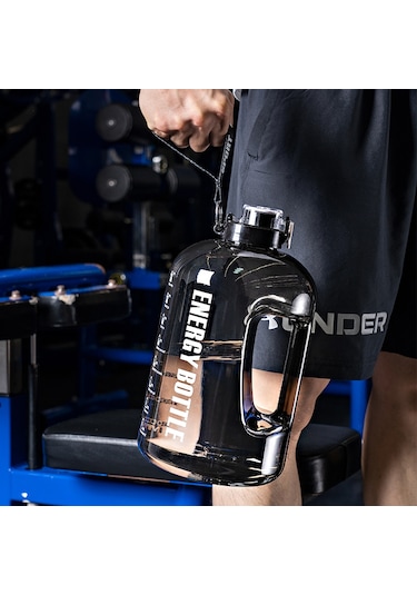 Sporcu Su Matarası 2500 Ml Siyah