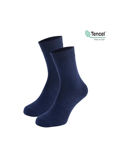 Allunique Unisex Ekstra Yumuşak Dikişsiz Lacivert Soket Çorap Lacivert