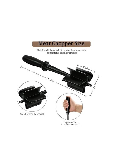 Jian Fan Elde Tutulan Et Parçalayıcısiyah Siyah